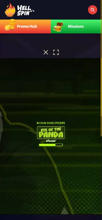 Set your bet and spin in Eye of the Panda